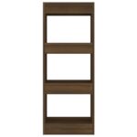 Bibliothèque/Séparateur de pièce Chêne marron Bois d'ingénierie – Image 3