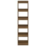 Bibliothèque/Séparateur de pièce Chêne Marron 40x30x166 cm – Image 3