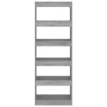 Bibliothèque/Séparateur de pièce Sonoma gris Bois d'ingénierie – Image 3