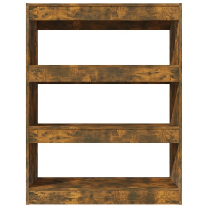 Bibliothèque/Séparateur de pièce chêne fumé bois d'ingénierie – Image 3