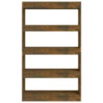 Bibliothèque/Séparateur de pièce Chêne fumé Bois d'ingénierie – Image 3