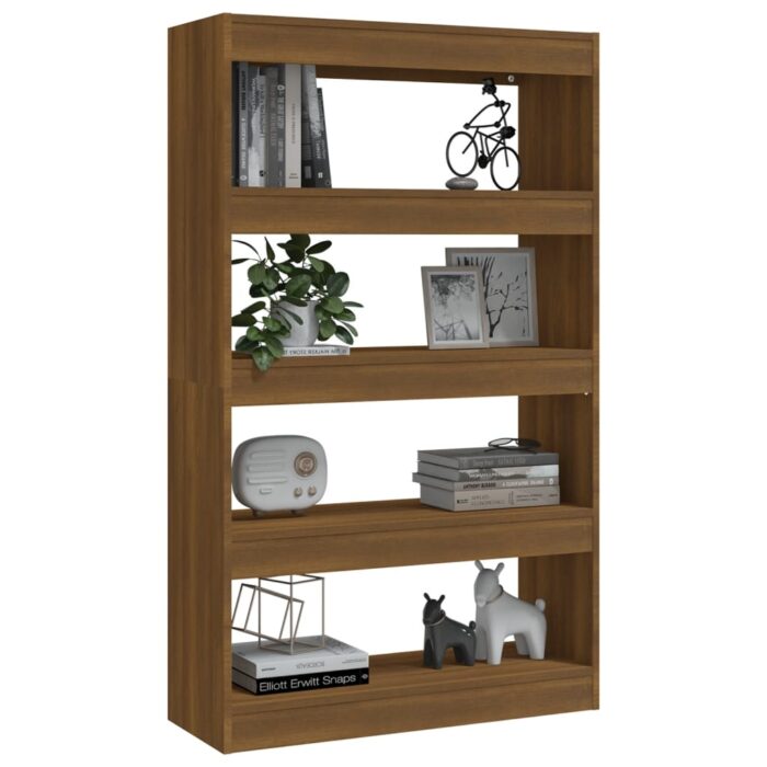Bibliothèque/Séparateur de pièce Chêne marron Bois d'ingénierie – Image 2