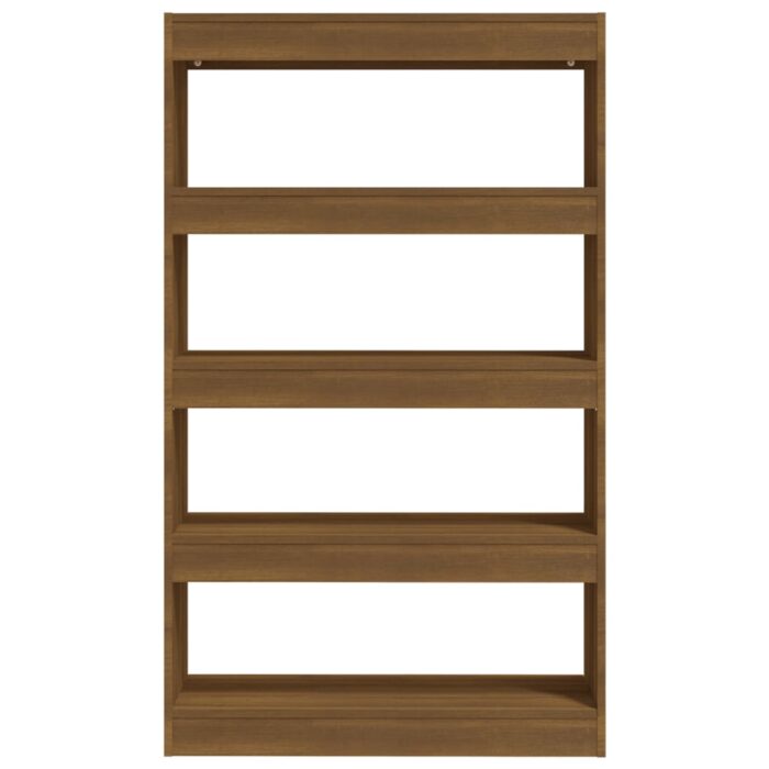 Bibliothèque/Séparateur de pièce Chêne marron Bois d'ingénierie – Image 3