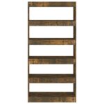 Bibliothèque/Séparateur de pièce Chêne fumé Bois d'ingénierie – Image 3
