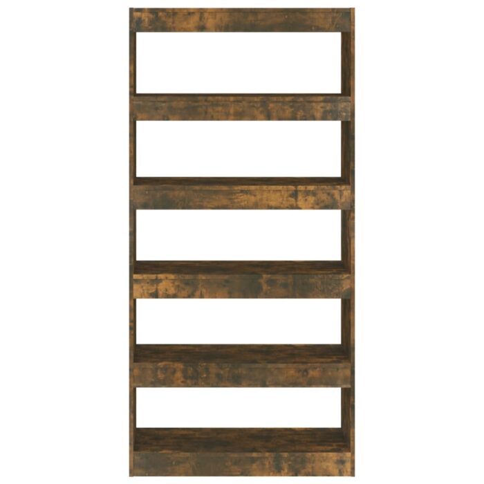Bibliothèque/Séparateur de pièce Chêne fumé Bois d'ingénierie – Image 3