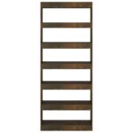 Bibliothèque/Séparateur de pièce Chêne fumé Bois d'ingénierie – Image 3