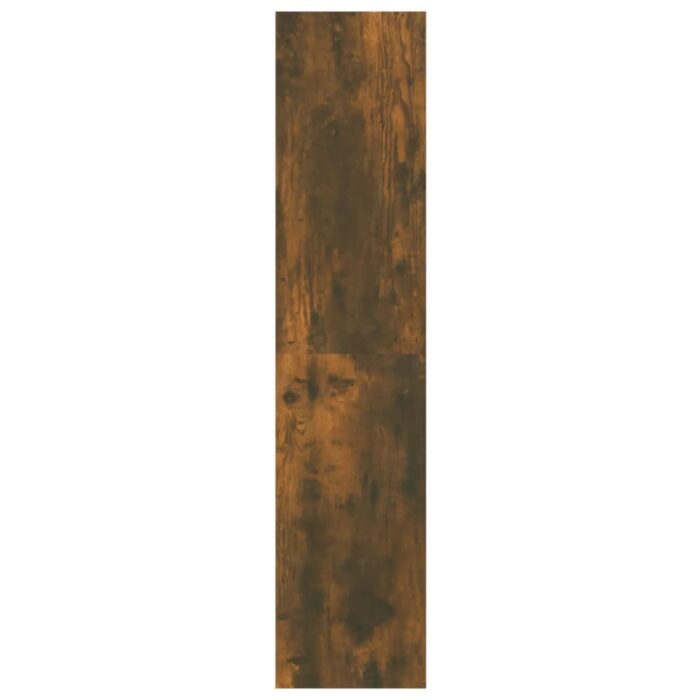 Bibliothèque/Séparateur de pièce chêne fumé 100x30x135 cm – Image 2
