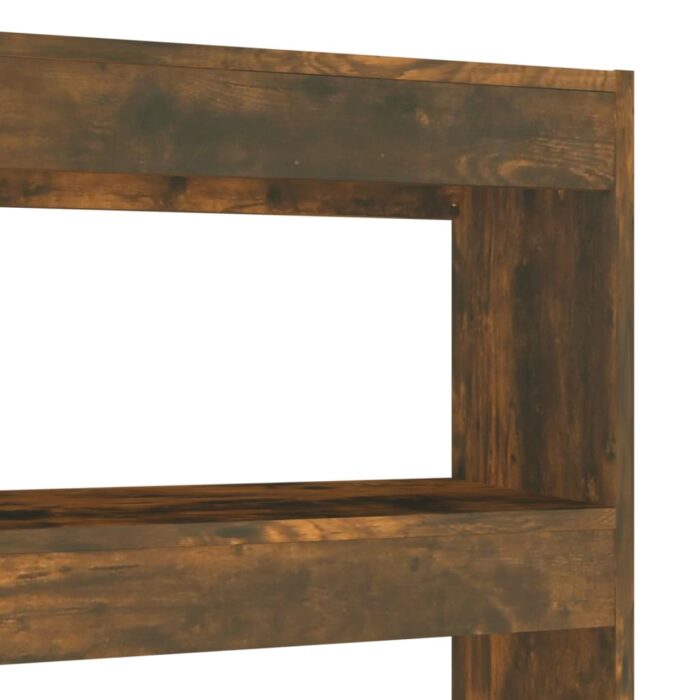 Bibliothèque/Séparateur de pièce chêne fumé 100x30x135 cm – Image 5