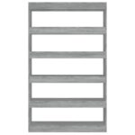 Bibliothèque/Séparateur de pièce sonoma gris 100x30x166 cm – Image 3