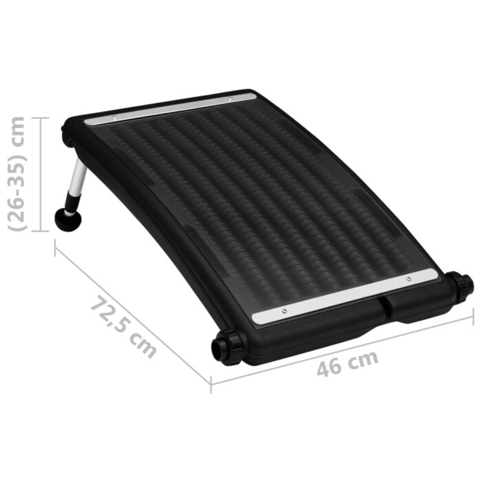 Panneaux de chauffage solaire de piscine courbés 3pcs 72,5x46cm – Image 10