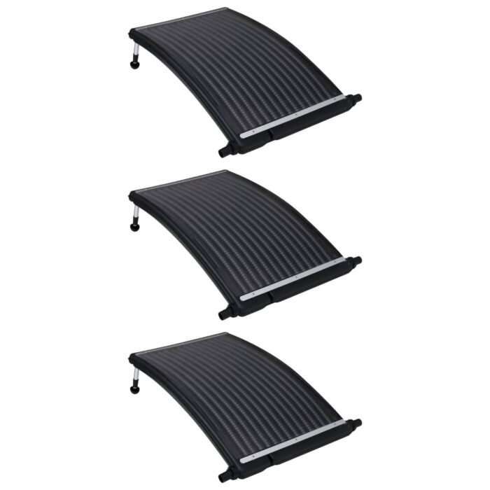 Panneaux de chauffage solaire de piscine courbés 3 pcs 110x65cm – Image 1