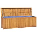 Boîte de jardin 175x50x55 cm Bois massif de teck – Image 2