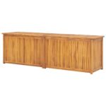 Boîte de jardin 175x50x55 cm Bois massif de teck – Image 3