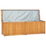 Boîte de jardin 175x50x55 cm Bois massif de teck – Image 4