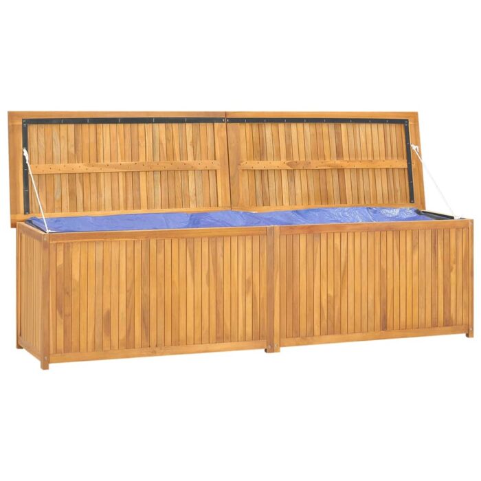 Boîte de jardin 200x50x55 cm Bois massif de teck – Image 2