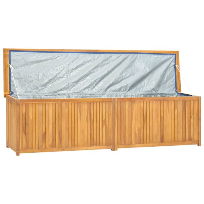 Boîte de jardin 200x50x55 cm Bois massif de teck – Image 3