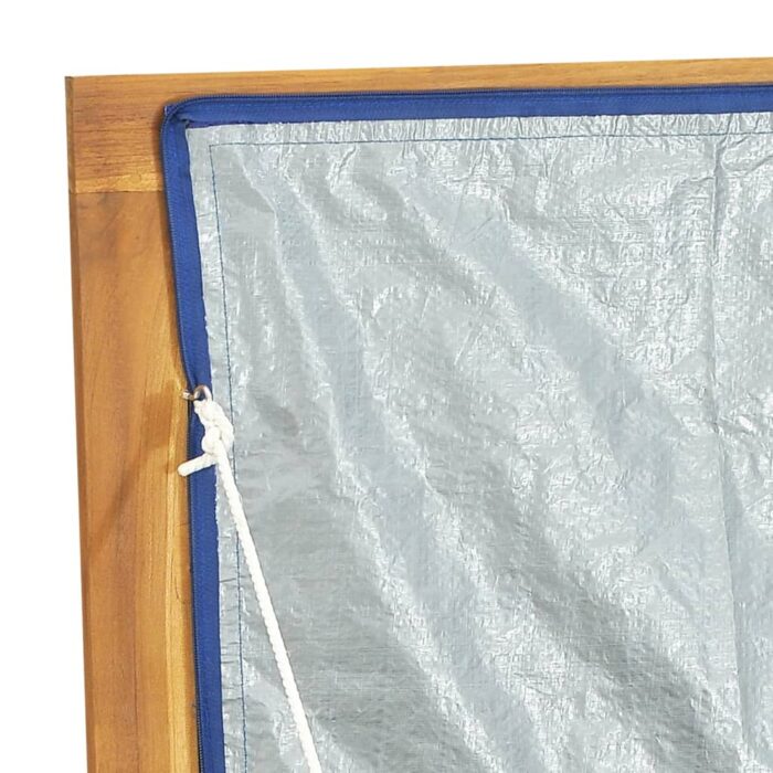 Boîte de jardin 200x50x55 cm Bois massif de teck – Image 5