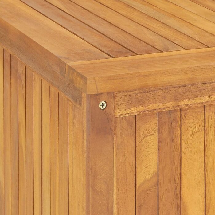 Boîte de jardin 200x50x55 cm Bois massif de teck – Image 7