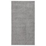 Tapis à poils courts 80x150 cm Gris