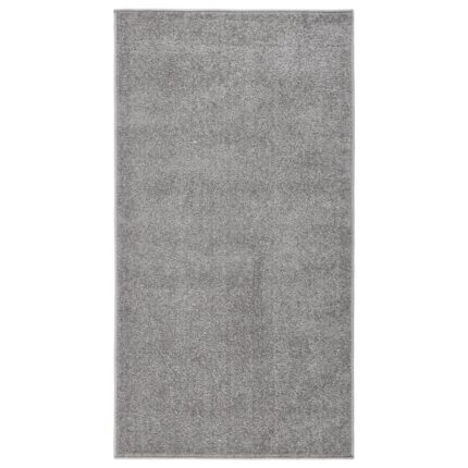 Tapis à poils courts 80x150 cm Gris
