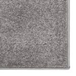 Tapis à poils courts 80x150 cm Gris – Image 2