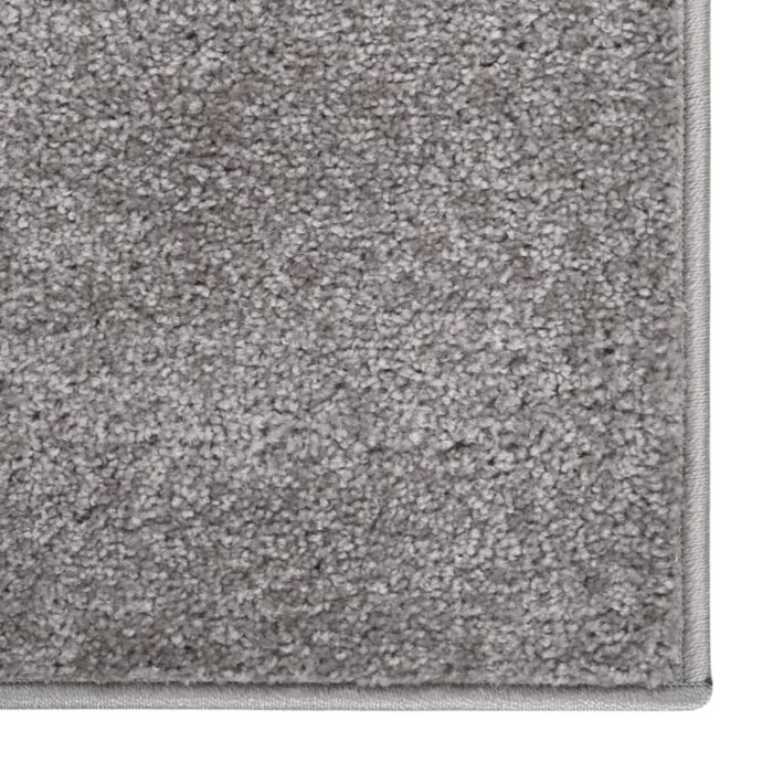 Tapis à poils courts 80x150 cm Gris – Image 2