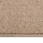 Tapis à poils courts 120x170 cm Marron – Image 3