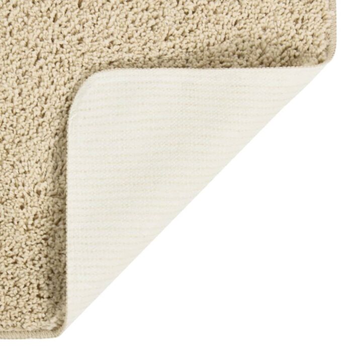 Tapis shaggy antidérapant Crème 140x200 cm – Image 3