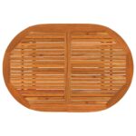 Table de jardin 200x100x75 cm Bois d'eucalyptus solide – Image 7