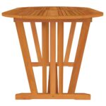 Table de jardin 160x85x75 cm Bois d'eucalyptus solide – Image 2