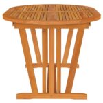 Table de jardin 200x100x75 cm Bois d'eucalyptus solide – Image 6