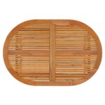 Table de jardin 200x100x75 cm Bois d'eucalyptus solide – Image 7