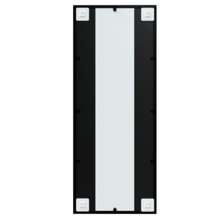 Miroir mural noir 100x40 cm métal – Image 2