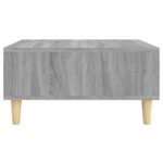 Table basse sonoma gris 60x60x30 cm bois d'ingénierie – Image 3