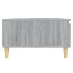 Table basse sonoma gris 90x60x35 cm bois d'ingénierie – Image 5