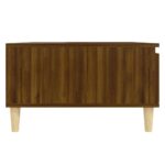 Table basse chêne marron 90x60x35 cm bois d'ingénierie – Image 5