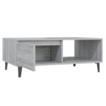 Table basse sonoma gris 90x60x35 cm bois d'ingénierie – Image 3