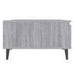 Table basse sonoma gris 90x60x35 cm bois d'ingénierie – Image 5