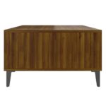 Table basse Chêne marron 103,5x60x35 cm Bois d'ingénierie – Image 5