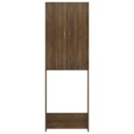 Meuble pour machine à laver Chêne marron 64x25,5x190 cm – Image 5