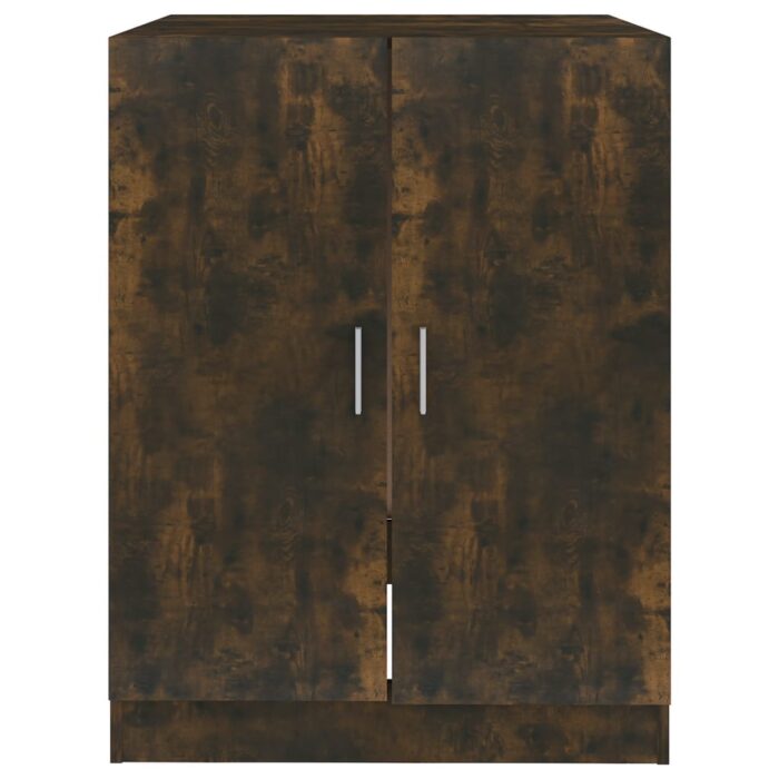Meuble pour machine à laver Chêne fumé 71x71,5x91,5 cm – Image 3