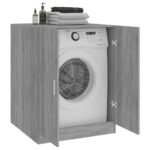 Meuble pour machine à laver Sonoma gris 71x71,5x91,5 cm – Image 2