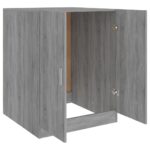 Meuble pour machine à laver Sonoma gris 71x71,5x91,5 cm – Image 3