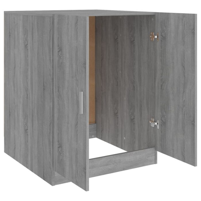 Meuble pour machine à laver Sonoma gris 71x71,5x91,5 cm – Image 3