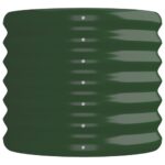 Lit surélevé de jardin Acier enduit de poudre 152x40x36 cm Vert – Image 2