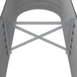 Lit surélevé de jardin Acier enduit de poudre 152x40x36 cm Vert – Image 3