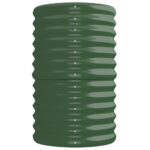 Lit surélevé de jardin Acier enduit de poudre 224x40x68 cm Vert – Image 2