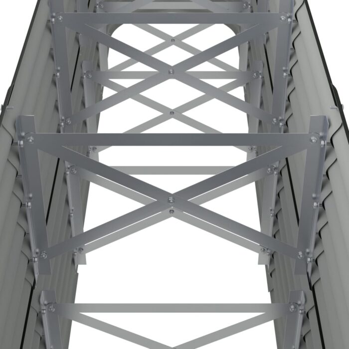 Lit surélevé de jardin Acier enduit de poudre Anthracite – Image 3