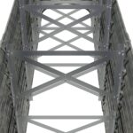 Lit surélevé de jardin Acier enduit de poudre Argenté – Image 3