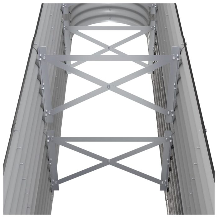 Lit surélevé de jardin Acier enduit de poudre Anthracite – Image 3